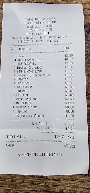 Menu 100 Antojitos Mexicanos Mcallen - 28