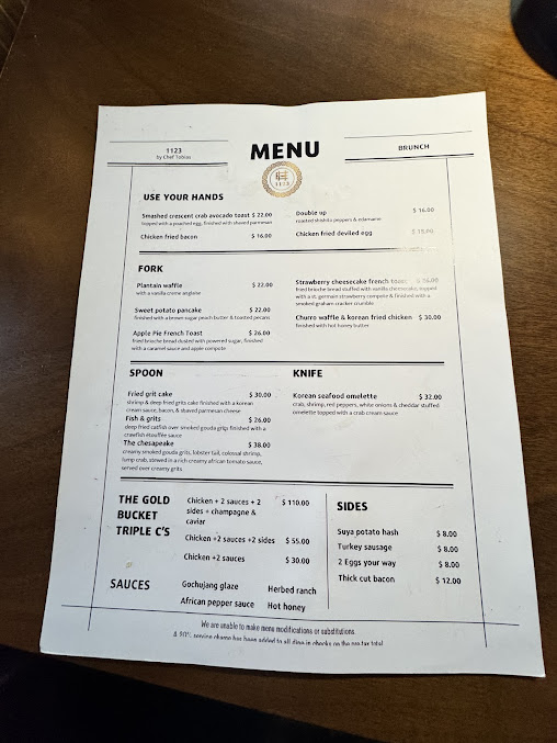 Menu 1123 By Chef Tobias - 25