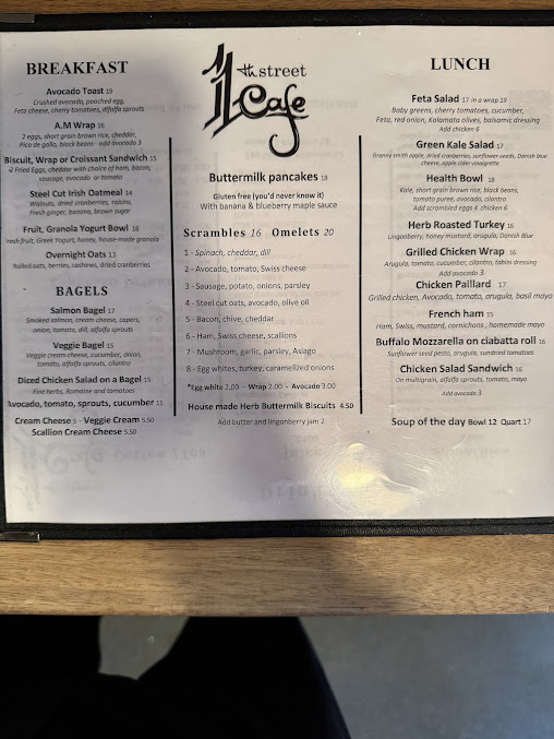 Menu 11Th Street Cafe - 22