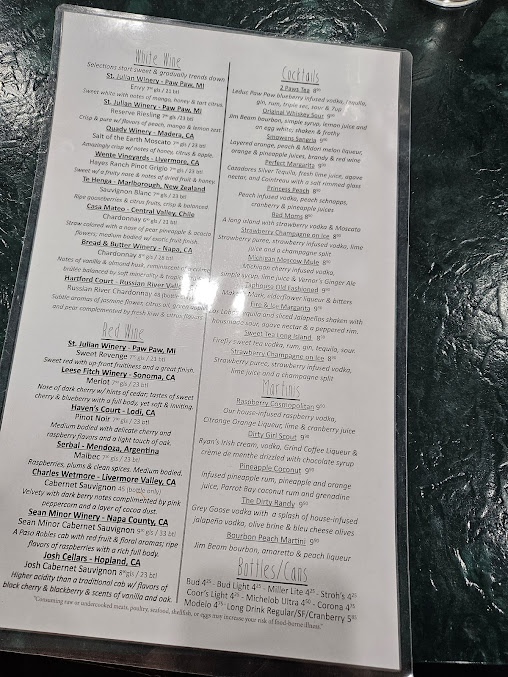 Menu 120 Taphouse Bistro - 21