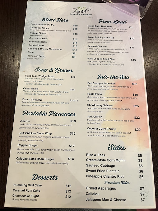 Menu 14 Parish - 20