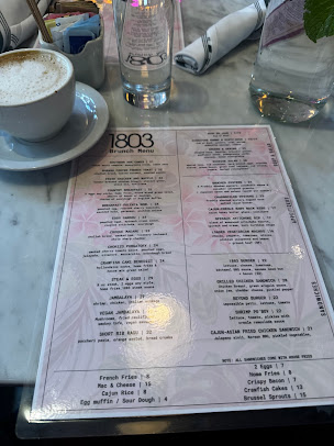 Menu 1803 Nyc - 23