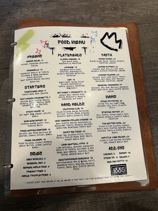 Menu 1885 Worcester - 24