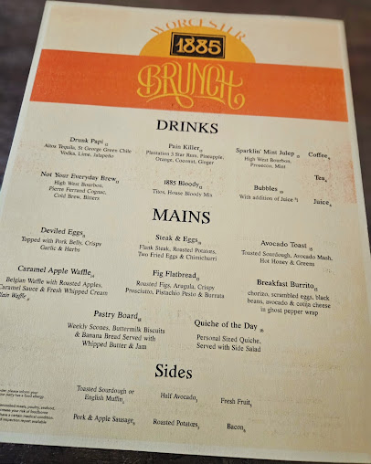 Menu 1885 Worcester - 28