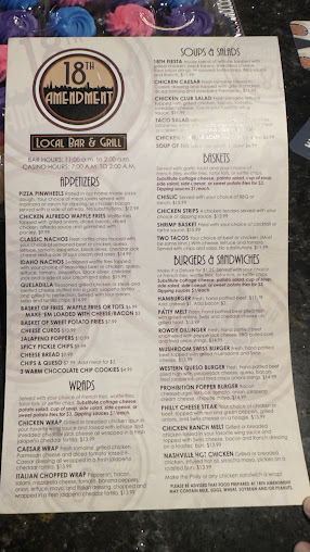 Menu 18Th Amendment Neighborhood Bar - 24