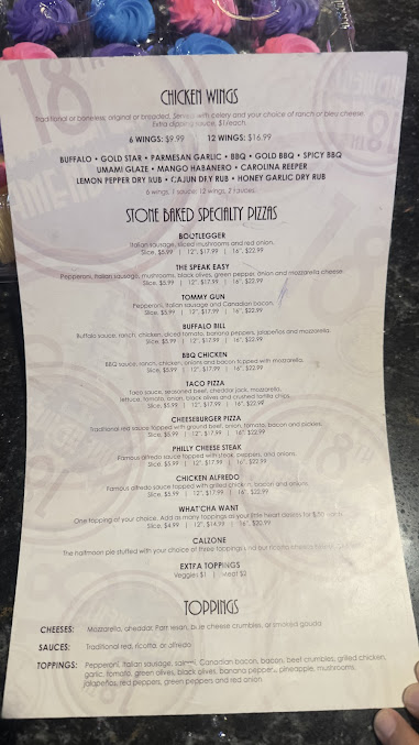 Menu 18Th Amendment Neighborhood Bar - 25