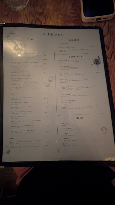 Menu 19 Cleveland - 21