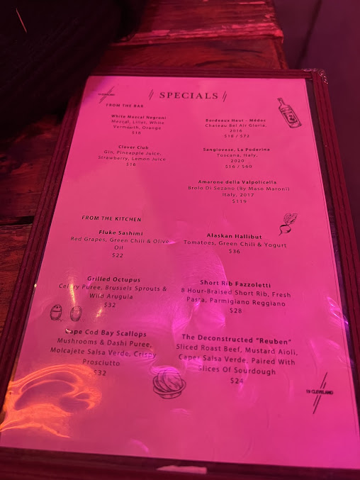 Menu 19 Cleveland - 24