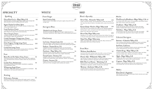 Menu 1938 Indochine - 22