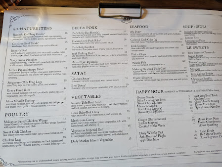 Menu 1938 Indochine - 24