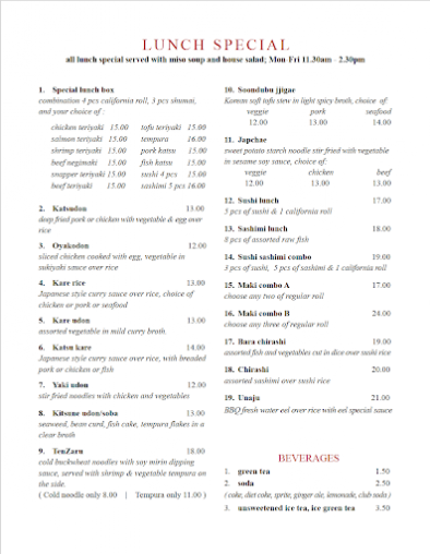 Menu 24 East Bistro - 18