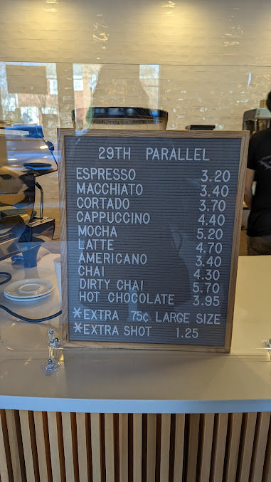 Menu 29Th Parallel Coffee - 26