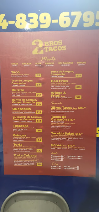 Menu 2Bros Tacos - 26