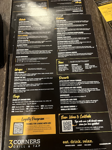 Menu 3 Corners Grill Tap - 21