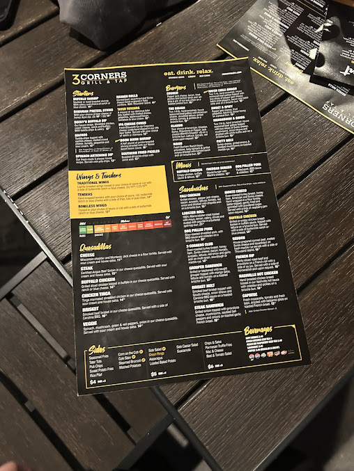 Menu 3 Corners Grill Tap - 24