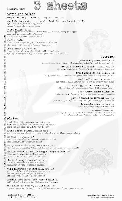 Menu 3 Sheets At The Harbor - 26