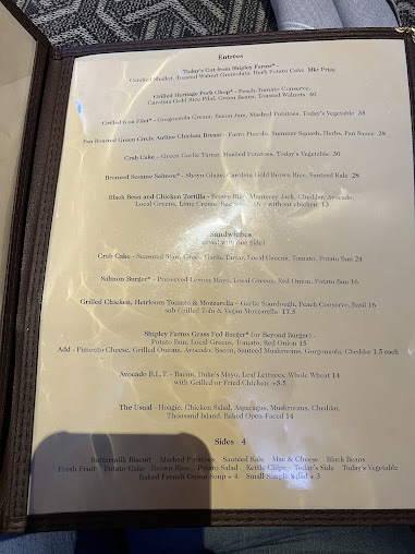 Menu 300 East - 23