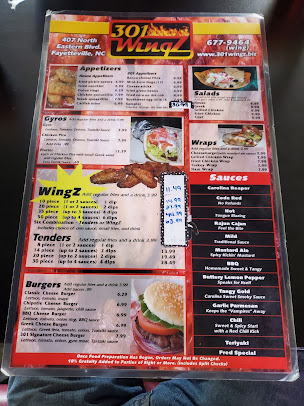 Menu 301 Wingz - 21