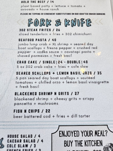 Menu 302 Social Eatery And Barroom - 20