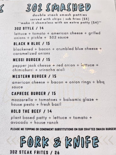 Menu 302 Social Eatery And Barroom - 21