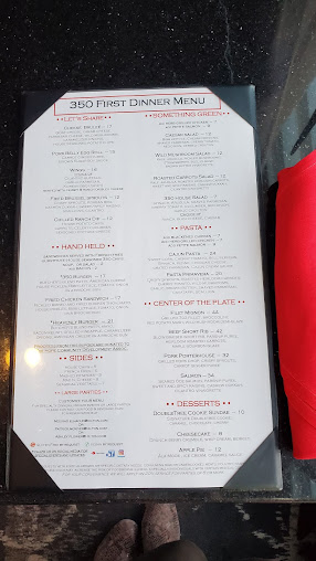 Menu 350 First - 21
