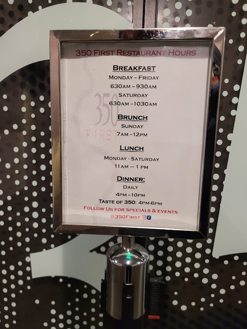 Menu 350 First - 25
