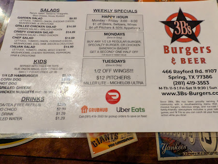 Menu 3Bs Burgers Beer - 24