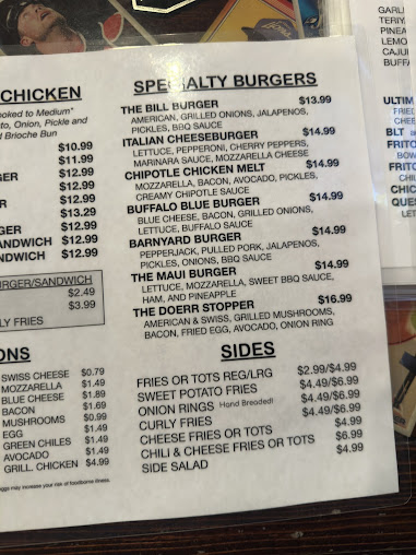 Menu 3Bs Burgers Beer - 25