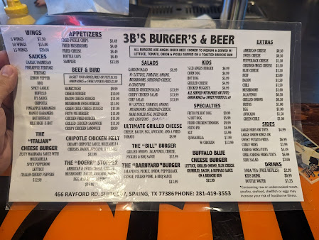 Menu 3Bs Burgers Beer - 26