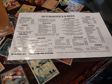 Menu 3Bs Burgers Beer - 27