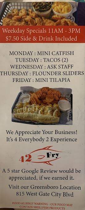 Menu 42 Fry Greenville - 23