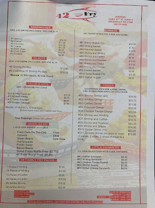 Menu 42 Fry Greenville - 24
