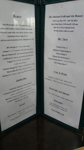 Menu 4Bs Tavern - 23