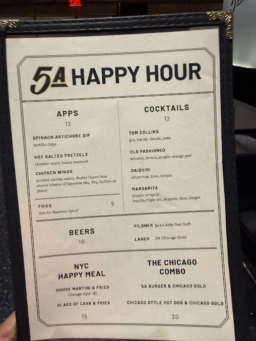Menu 5 Acres Restaurant - 23
