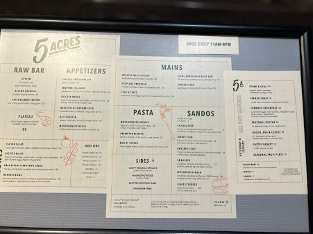 Menu 5 Acres Restaurant - 29