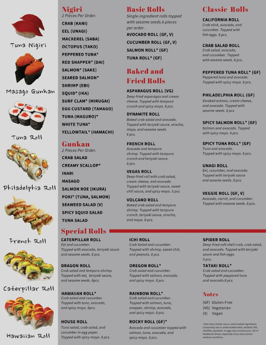 Menu 503 Sushi Bar - 11