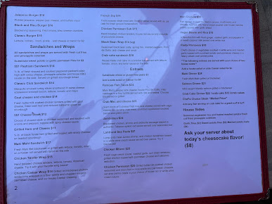 Menu 551 West - 27