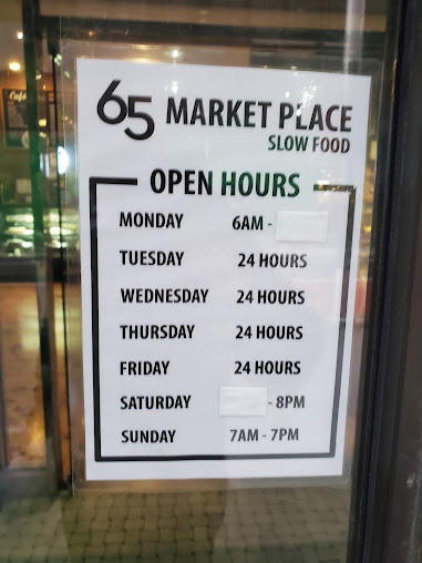 Menu 65 Market Place - 28