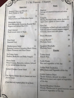 Menu 7 Old Fulton - 28