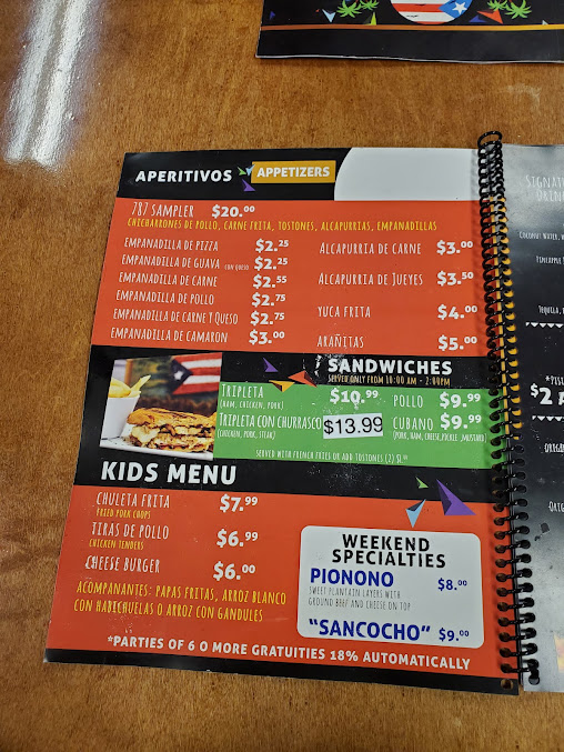 Menu 787 Restaurant Bar - 26