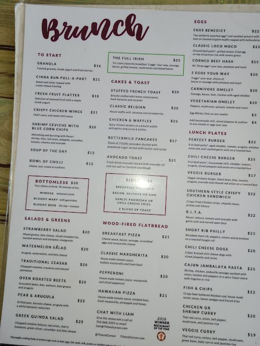 Menu 7Th Carson - 29