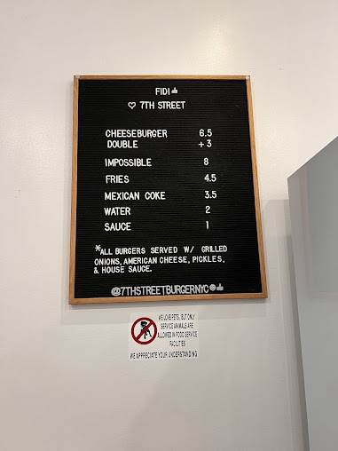Menu 7Th Street Burger Financial District - 26