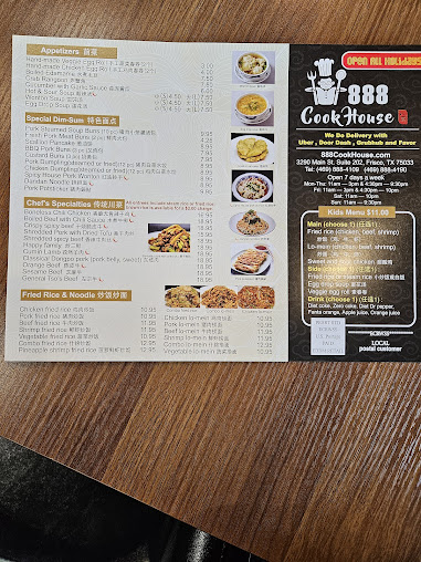Menu 888 Cookhouse - 25