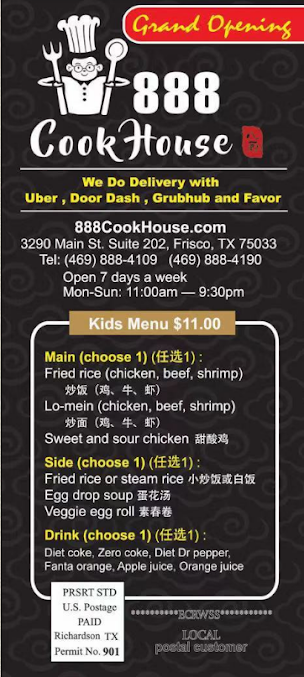 Menu 888 Cookhouse - 27