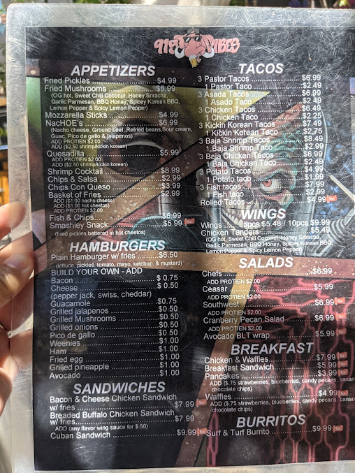 Menu 915Vibes El Paso - 26