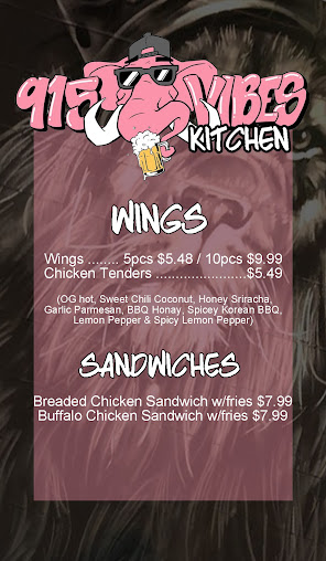 Menu 915Vibes El Paso - 27