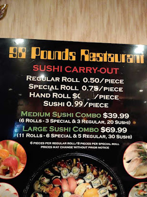 Menu 98 Pounds Buffet - 27