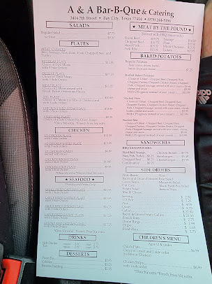 Menu A A Bar B Que - 20