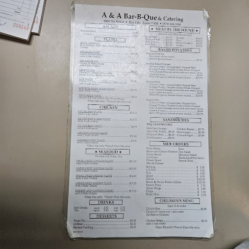 Menu A A Bar B Que - 21