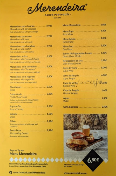 Menu A Merendeira - 20